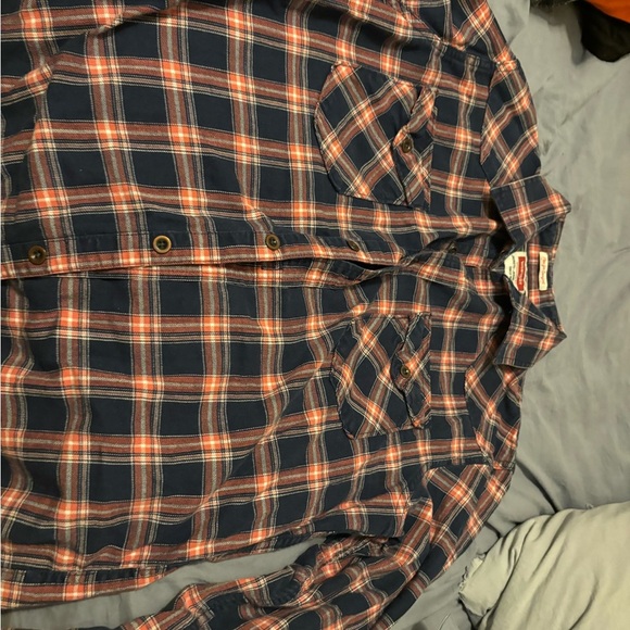 Wrangler Western Flannel Shirt Mens Medium Plaid Flex for Comfort Workwear NWOT - Picture 3 of 16